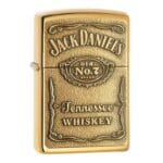 zippo upaljač zlatni Jack Daniels dizajn