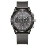 CITIZEN CA4625-02H - Zlatara Gold Shop Cazin “Citizen CA4625-02H crni sportski hronograf sat, metalno kućište ~39,5 mm, siva brojčanik, gumeni remen, prikaz datuma i tri podbroja (24h, sekunde, hronograf).