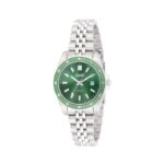 Liu Jo TLJ2402 ženski sat sa zelenim brojčanikom i srebrenom metalnom narukvicom