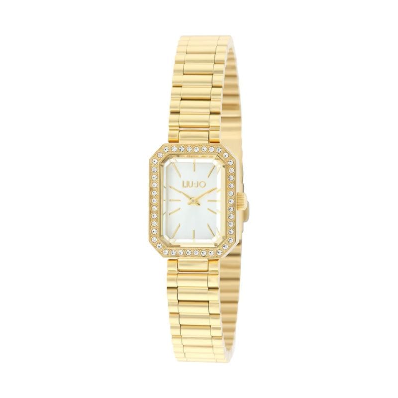 Liu Jo TLJ2689 ženski zlatni sat s pravougaonim kućištem i metalnom narukvicom