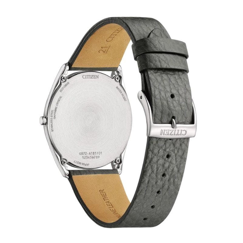 CITIZEN AR3120-24L 2 - Zlatara Gold Shop Cazin Citizen AR3120-24L plavi brojčanik muški sat Eco Drive Citizen kožna narukvica