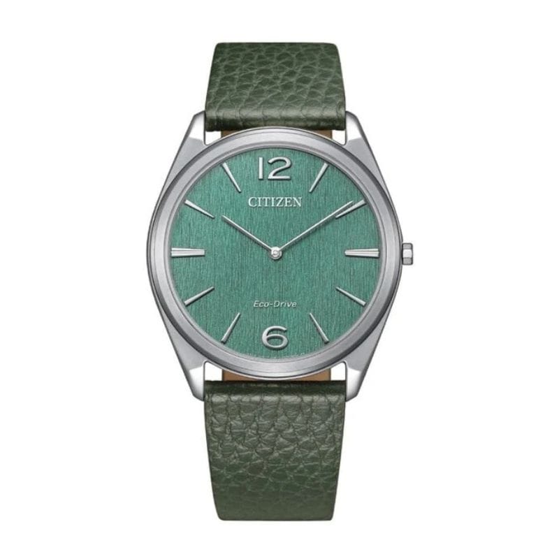 Citizen AR3120-32X muški sat zeleni brojčanik zelena kožna narukvica Eco-Drive Citizen satovi BiH Cazin
