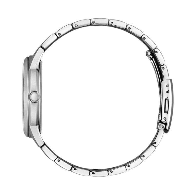 Citizen AW0100-86LE muški sat plavi brojčanik Eco Drive metalna narukvica dan datum