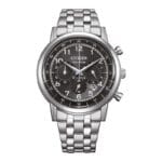 Citizen CA4630-53E muški hronograf sat crni brojčanik Eco Drive metalna narukvica