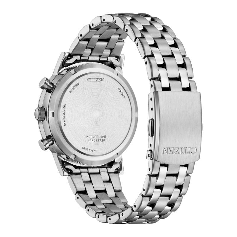 Citizen CA4630-53E zadnja strana sata stainless steel Eco Drive