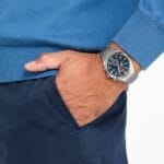 CITIZEN CA7028-81L 1 - Zlatara Gold Shop Cazin Citizen CA7028-81L muški hronograf sat plavi brojčanik Eco Drive metalna narukvica