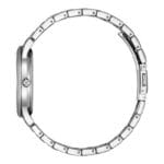 CITIZEN EM0411-71A 1 - Zlatara Gold Shop Cazin Citizen EM0411-71A ženski sat srebrni brojčanik Eco Drive metalna narukvica