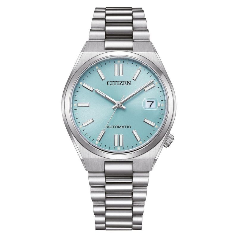 Citizen NJ0200-50L Tsuyosa automatski sat svijetloplavi brojčanik metalna narukvica