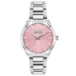 Slazenger SL.09.2304.3.06 ženski sat rozi brojčanik metalna narukvica minimalistički dizajn