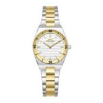 Slazenger SL.09.2470.3.03 ženski sat srebrni brojčanik zlatni detalji metalna narukvica elegantni